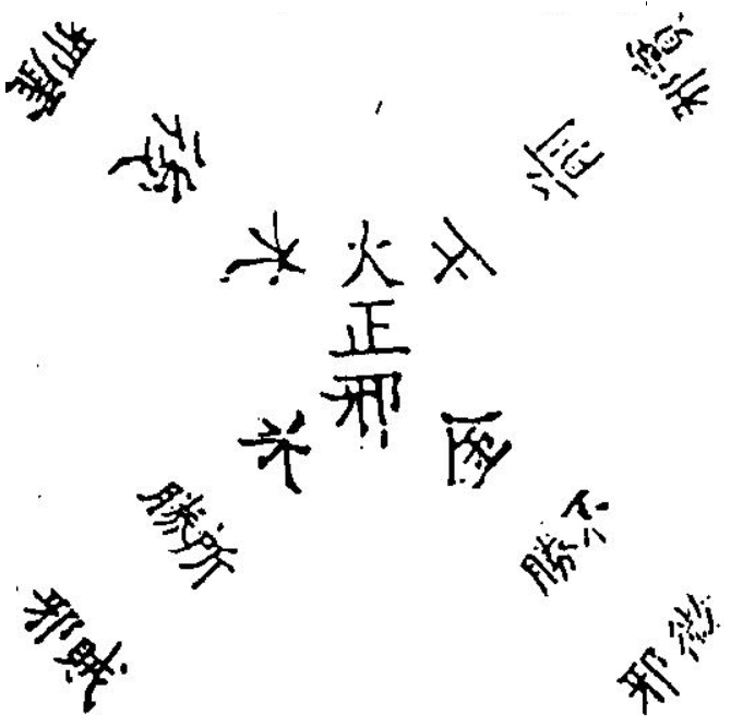 五邪舉心為例圖